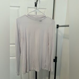 Thin White Turtleneck